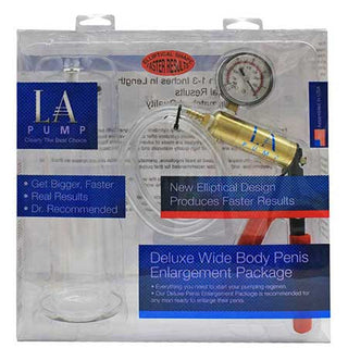 LA Pump Penis Pump Wide Body Cylinder & Pump Kit - Horny Stoner