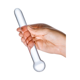 Glas 7 in. Straight Glass Dildo - Horny Stoner
