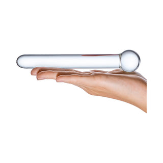 Glas 7 in. Straight Glass Dildo - Horny Stoner