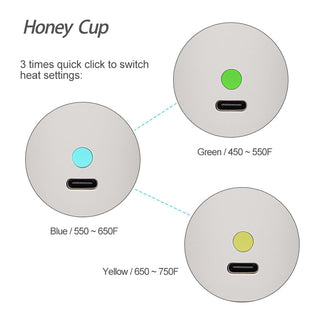 Waxmaid 6.9" HoneyCup E-Rig - Horny Stoner