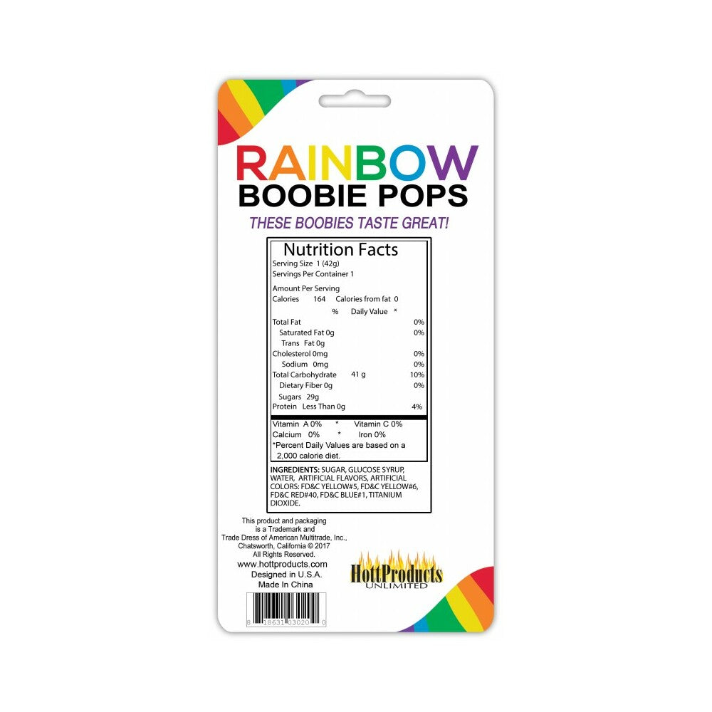 Rainbow Boobie Candy Pop - Horny Stoner