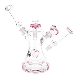 Pulsar Date Night: Part 2 Dual Neck Glass Water Pipe | 8.5" | 14mm F