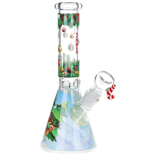 Pulsar Ho-Ho-Holiday Glass Smoking Set - 10" / 14mm F