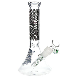 Pulsar Scary Kitty Beaker Glass Water Pipe - 8.5" / 14mm F