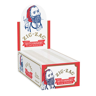 Zig Zag Cut Corner Rolling Papers - Horny Stoner