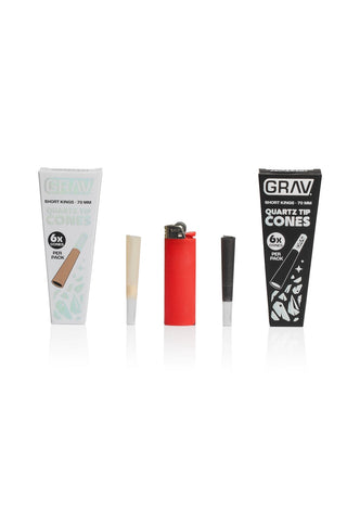 GRAV® Short Kings Quartz Tip Cones
