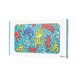 K. Haring Glass Rolling Tray
