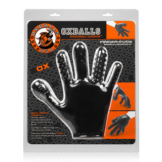 OxBalls Finger Fuck Textured Glove - Horny Stoner