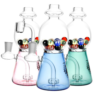 Pulsar Gumball Machine Rig - 7.5" / 14mm F / Colors Vary - Horny Stoner