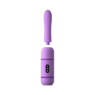 Fantasy For Her Love Thrust-Her Rechargeable Silicone Thrusting Vibrator Purple - Horny Stoner