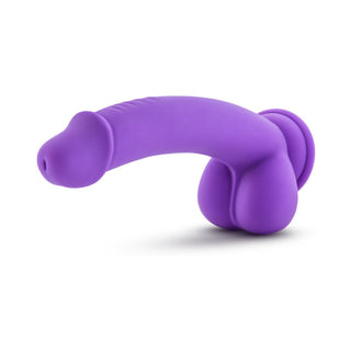 Blush Ruse D Thang Semi-Realistic 7.75 in. Silicone Dildo with Balls & Suction Cup Purple - Horny Stoner