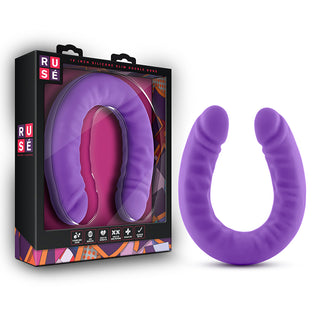 Ruse 18in Slim Flexible Silicone Double Dildo