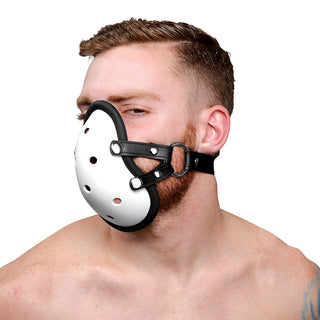 Master Series Musk Athletic Cup Muzzle - Horny Stoner