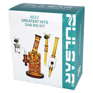 Pulsar Greatest Hits Series Glow Dab Rig Kit / 8" / 14mm F - Horny Stoner