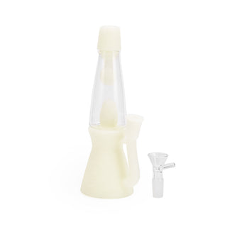 Ritual - 7.5'' Silicone Lava Lamp - UV Titanium White - Horny Stoner