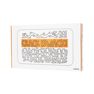 K. Haring Glass Rolling Tray