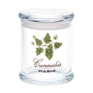 Pulsar Pop Top Glass Jar | Large | 4.5" x 3.9"