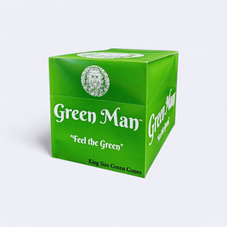 Green Man Green Rice Paper Cones - Horny Stoner