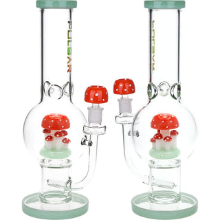 Pulsar Shroom Colony Perc Bubble Base Glass Water Pipe - 12.5" / 14mm F - Horny Stoner