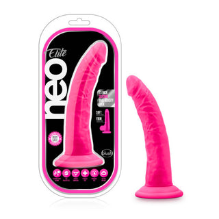 Neo Elite Silicone Dual Density 7.5in Suction Cup Dildo