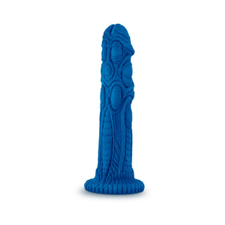 The Realm Draken 7.5 in. Silicone Lock On Fantasy Dildo Blue - Horny Stoner
