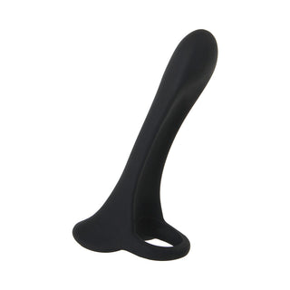 Zero Tolerance Cock Armor Rechargeable Vibrating Silicone Cock Sheath - Black