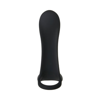 Zero Tolerance Cock Armor Rechargeable Vibrating Silicone Cock Sheath - Black