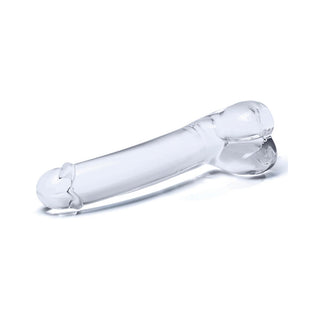 Glas 7 in. Realistic Curved Glass G-Spot Dildo - Horny Stoner