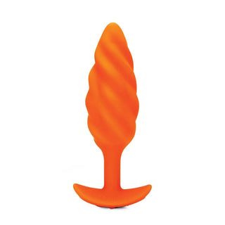 b-Vibe Swirl Texture Vibrating Plug