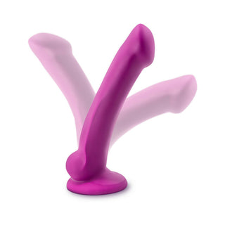 Avant D9 Ergo Mini 7 in. Dual Density Silicone Dildo Violet - Horny Stoner