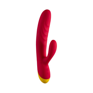ROMP Jazz Rechargeable Silicone Rabbit Vibrator Berry - Horny Stoner