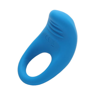 ROMP Juke Rechargeable Silicone Vibrating Penis Ring Light Blue - Horny Stoner