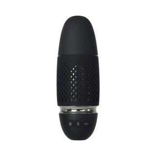 Evolved Thrust & Go Thrusting Vibrator With 2 Shafts and Suction Cup Base Black - Horny Stoner