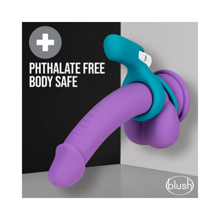 Blush Noje C2.Ring Rechargeable Vibrating Silicone Cockring Juniper - Horny Stoner