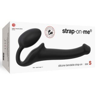 Strap-On-Me Semi-Realistic Bendable Double Ended Silicone Strap-On - Horny Stoner