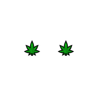Weed Leaf Earrings - Horny Stoner