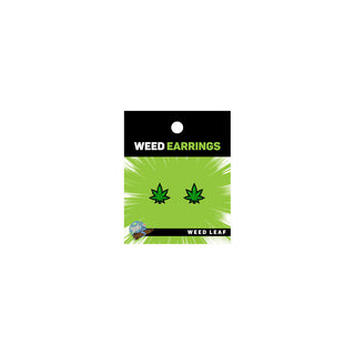 Weed Leaf Earrings