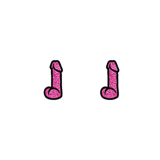 Pink Dildo Earrings - Horny Stoner