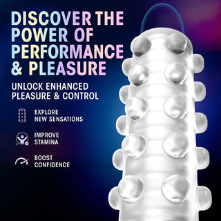 M for Men Soft + Wet Reversible Orb Glow in the Dark Self-Lubricating Stroker Frosted - Horny Stoner