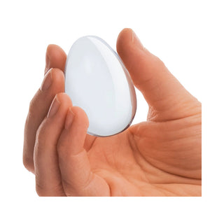 Glas 2-Piece Glass Yoni Egg Set - Horny Stoner