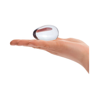 Glas 2-Piece Glass Yoni Egg Set - Horny Stoner