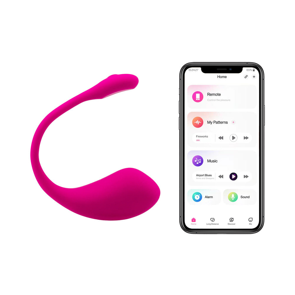 Lovense Lush 2 Bluetooth Remote-Controlled Egg Vibrator - Horny Stoner