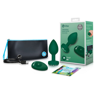 b-Vibe Rechargeable Vibrating Jewel Butt Plug