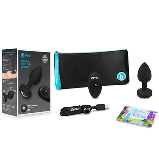 b-Vibe Rechargeable Vibrating Jewel Butt Plug