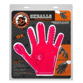 OxBalls Finger Fuck Textured Glove - Horny Stoner