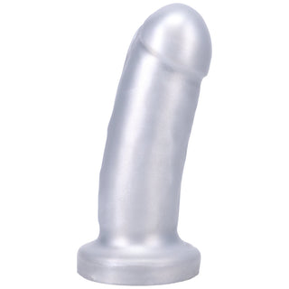 Tantus They/Them Super Soft Dildo Silver - Horny Stoner