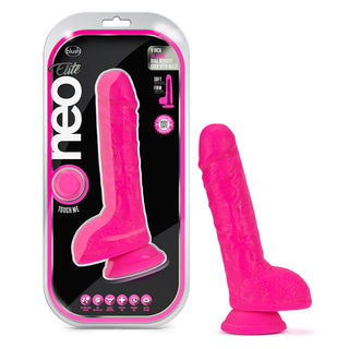 Neo Elite 9in Silicone Dual Density Dildo