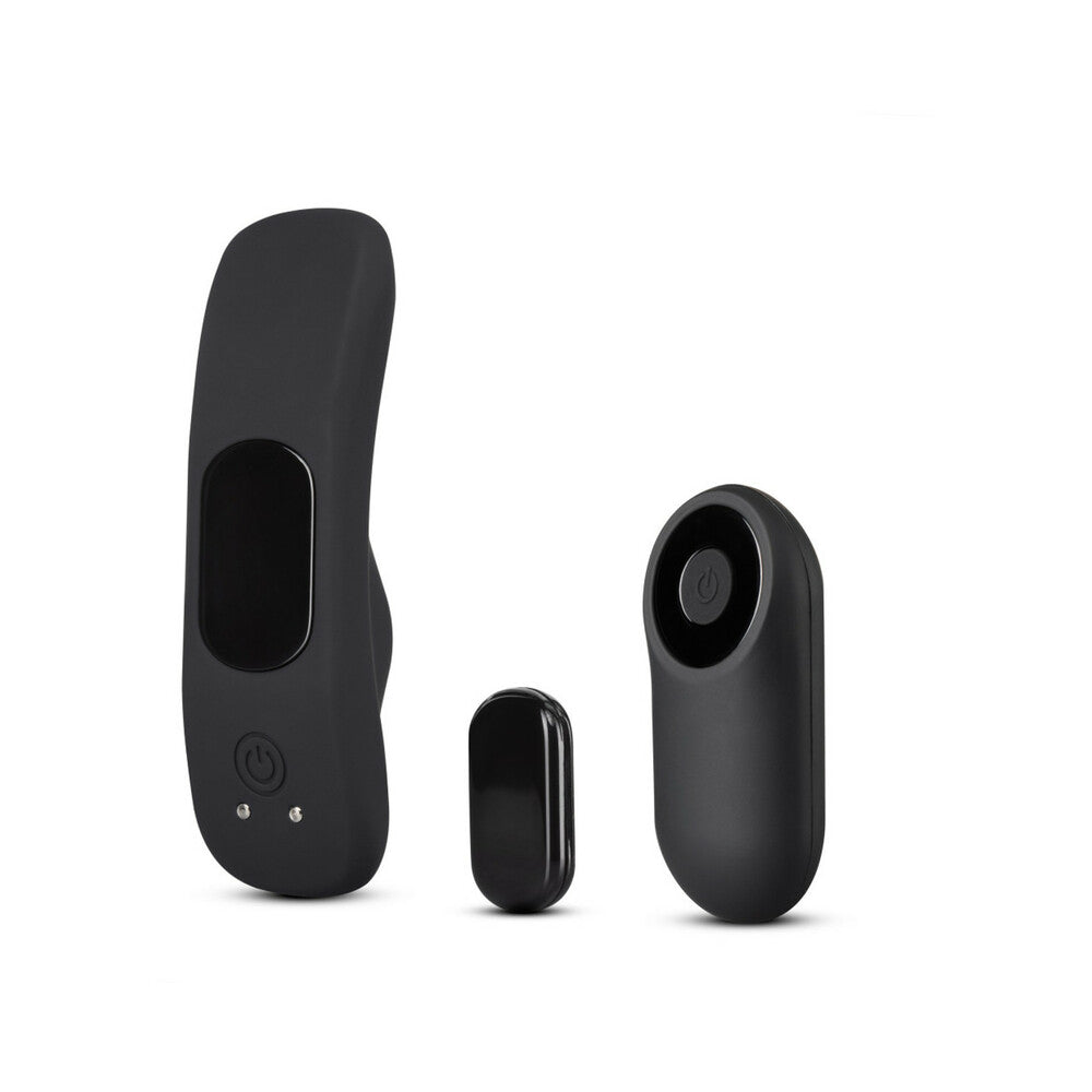 Temptasia Panty Vibe Rechargeable Remote-Controlled Silicone Wearable Vibrator Black - Horny Stoner