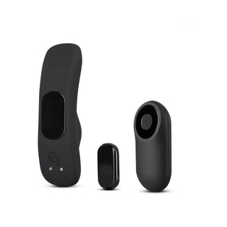 Temptasia Panty Vibe Rechargeable Remote-Controlled Silicone Wearable Vibrator Black - Horny Stoner