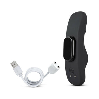 Temptasia Panty Vibe Rechargeable Remote-Controlled Silicone Wearable Vibrator Black - Horny Stoner